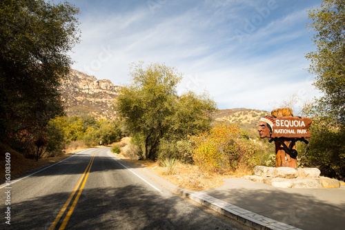 Sequoia National Park Entrance