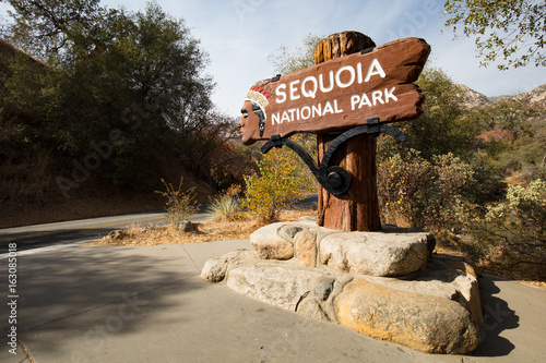 Sequoia National Park Entrance