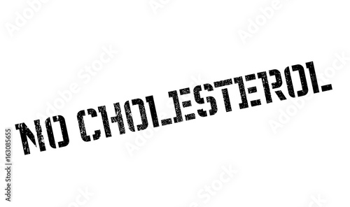 No Cholesterol rubber stamp. Grunge design with dust scratches. Effects can be easily removed for a clean, crisp look. Color is easily changed.