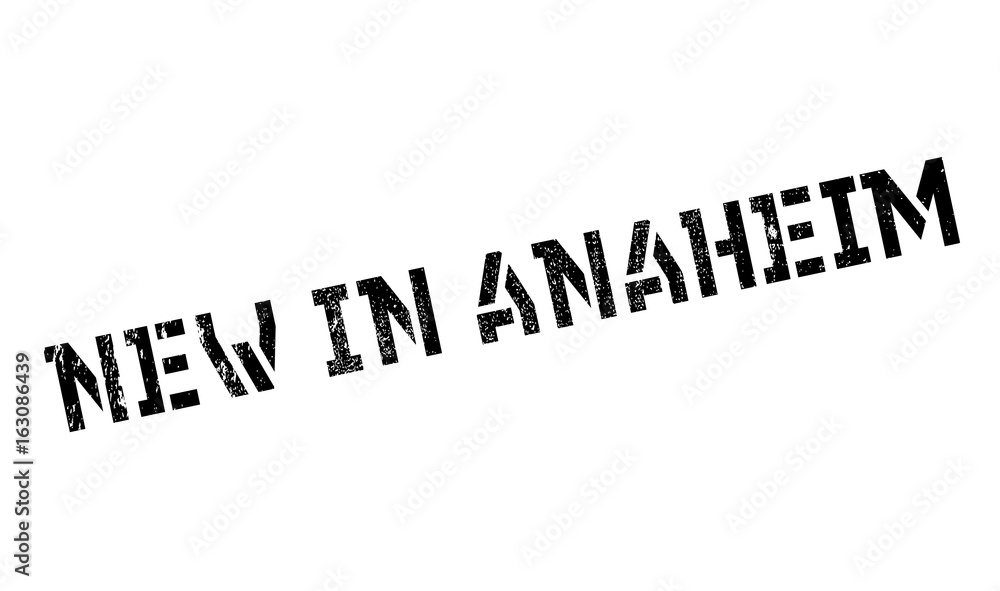 New In Anaheim rubber stamp. Grunge design with dust scratches. Effects can be easily removed for a clean, crisp look. Color is easily changed. New In Anaheim rubber stamp. Grunge design with dust scratches. Effects can be easily removed for a clean, crisp look. Color is easily changed.