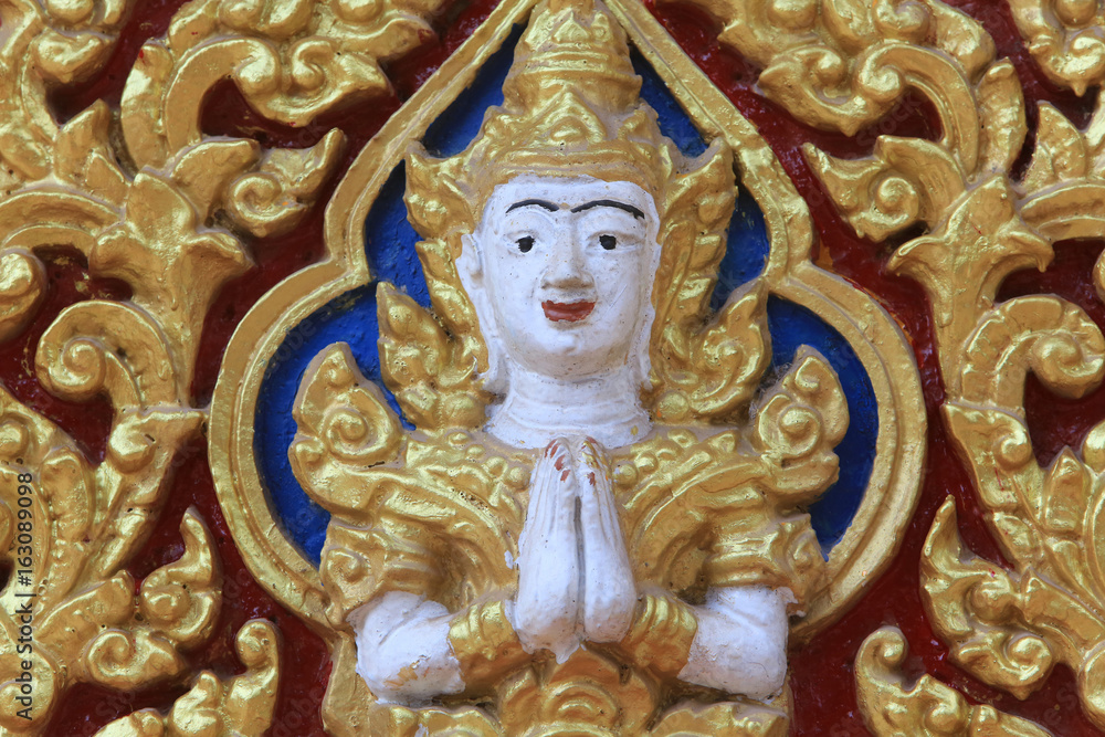 Bouddha. Wat Simuong. Wat Si Muang. Vientiane. Laos. / Buddha. Wat Simuong. Wat Si Muang. Vientiane. Laos.
