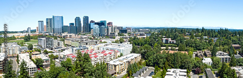 Bellevue Washington Skyline Panoramic Urban City Landscape