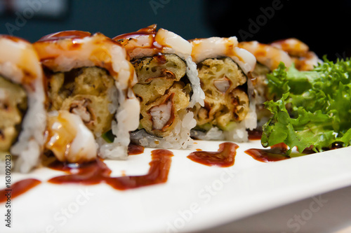 scallop sushi roll