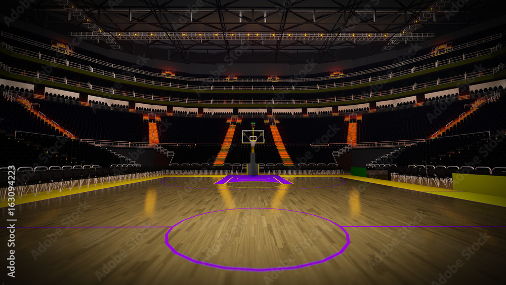 Fototapeta premium basketball court