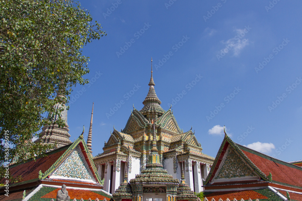 Pagoda in Wat Pho at Thailand