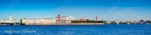 View of St. Petersburg.  Spit of Vasilievsky Island
