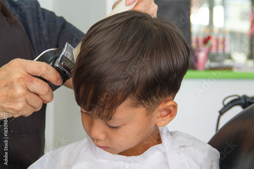 The boy are haircut barbershop