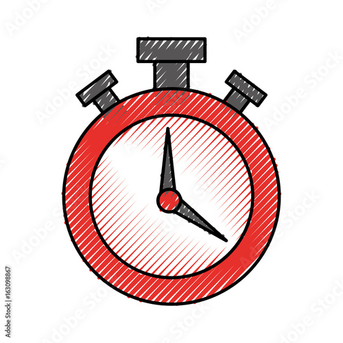 chronometer watch isolated icon vector illustration design