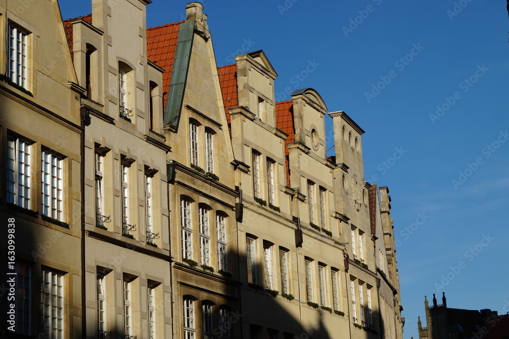 Hausfassaden am Prinzipalmarkt Münster Hausfassaden am Prinzipalmarkt Münster