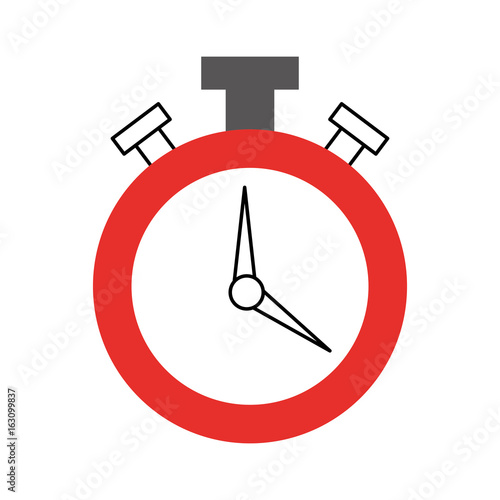 chronometer watch isolated icon vector illustration design