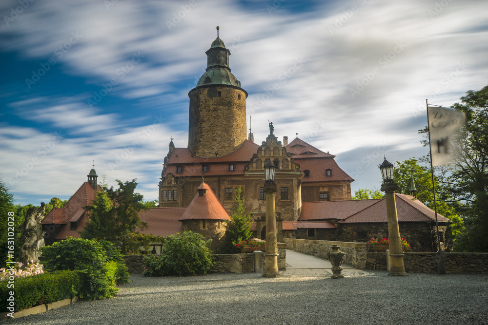 Czocha Castle in the morning-Lower Silesia, Poland