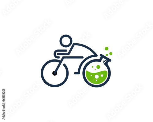 Bike Lab Icon Logo Design Element