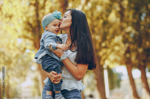 mom with daughter photo