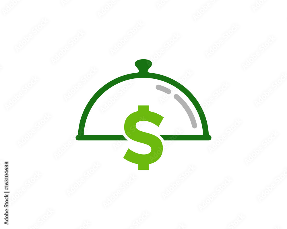Food Money Icon Logo Design Element Food Money Icon Logo Design Element