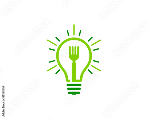 Food Idea Icon Logo Design Element