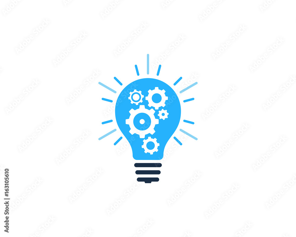 Gear Idea Icon Logo Design Element Gear Idea Icon Logo Design Element