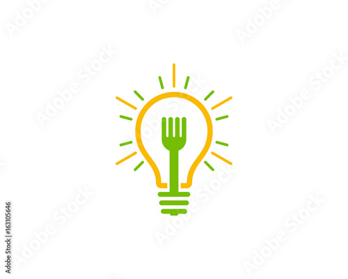 Food Idea Icon Logo Design Element