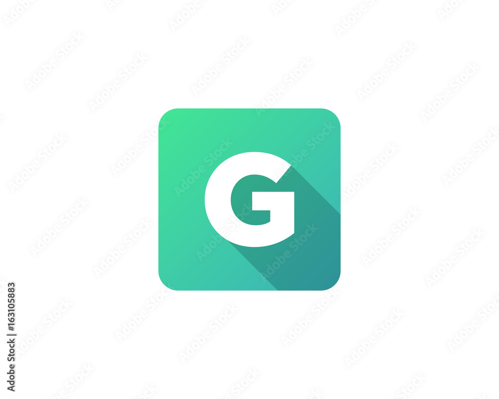 Modern Gradation Shadow Letter G Icon Logo Design Element Modern Gradation Shadow Letter G Icon Logo Design Element