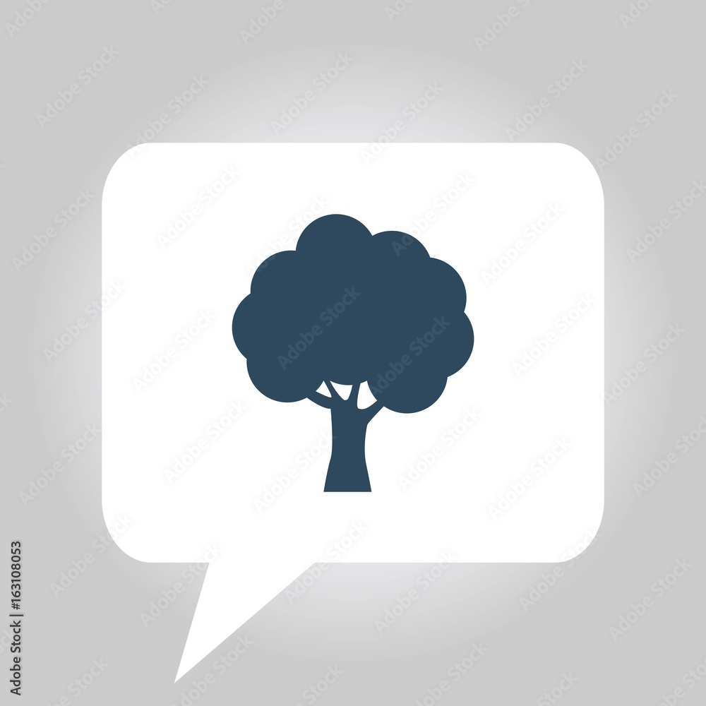 tree silhouette vector icon tree silhouette vector icon