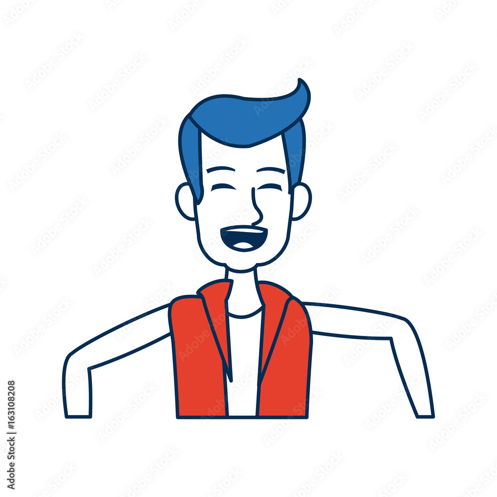 cheerful guy tourist vacation people cheerful guy tourist vacation people