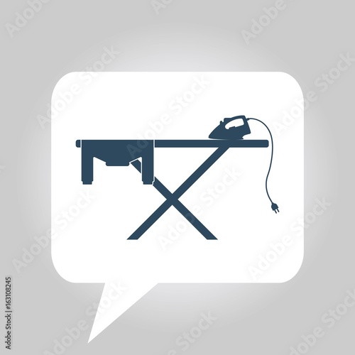 ironing board vector icon
