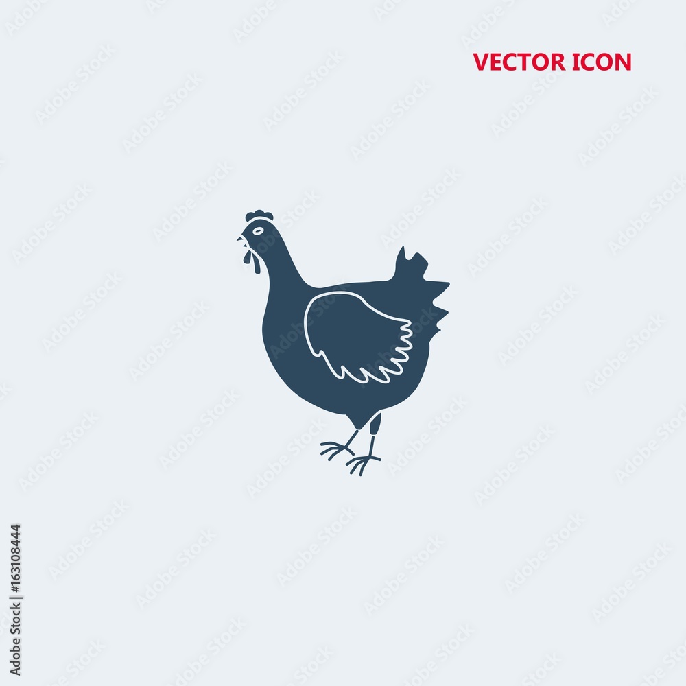 chicken vector icon chicken vector icon