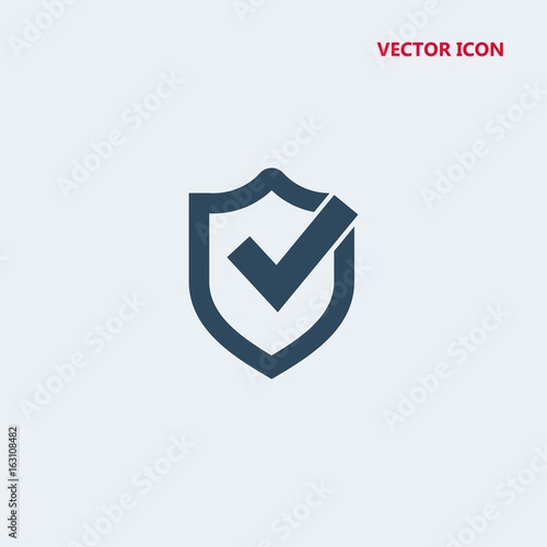 best protection shield vector icon