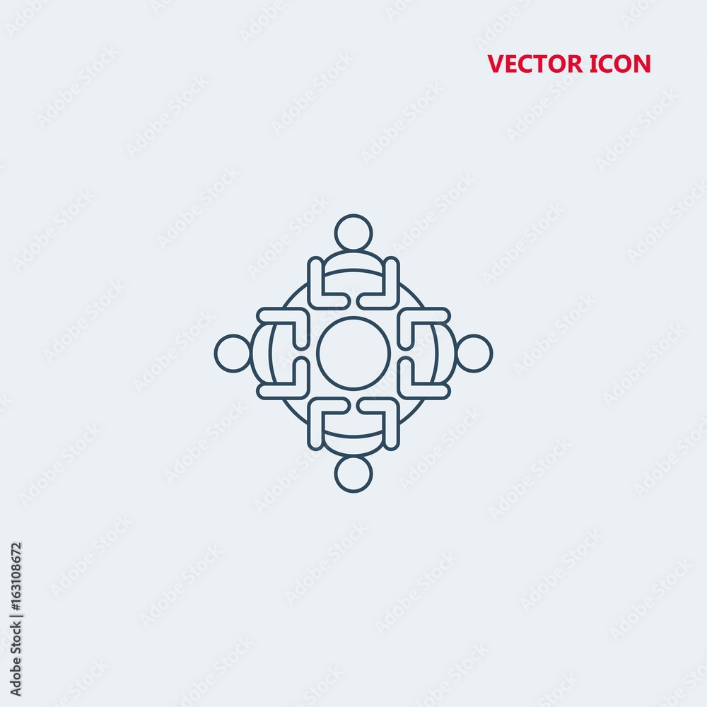business meeting, conference vector icon business meeting, conference vector icon
