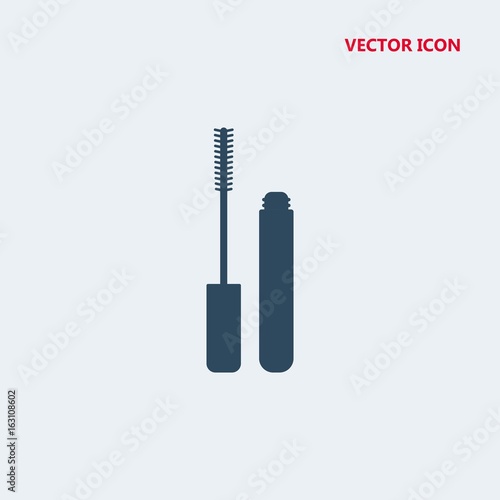 mascara brush vector icon