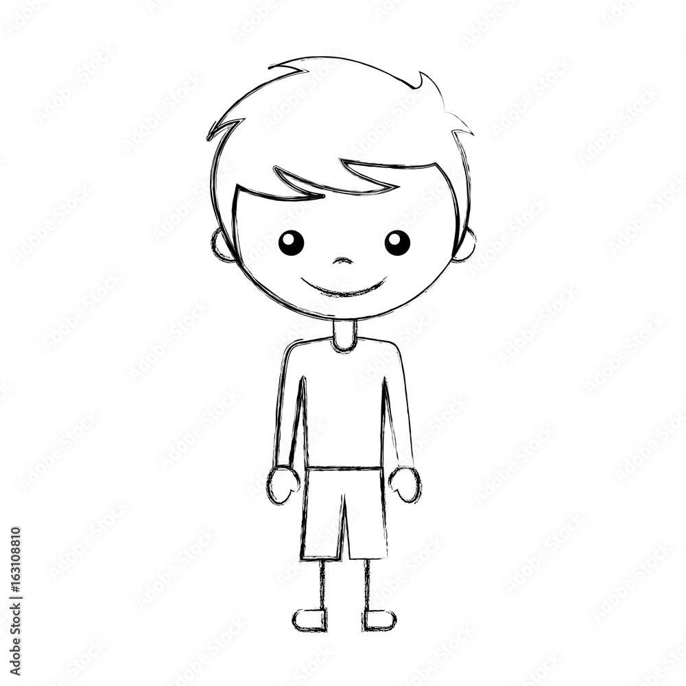 cute boy character icon vector illustration design cute boy character icon vector illustration design