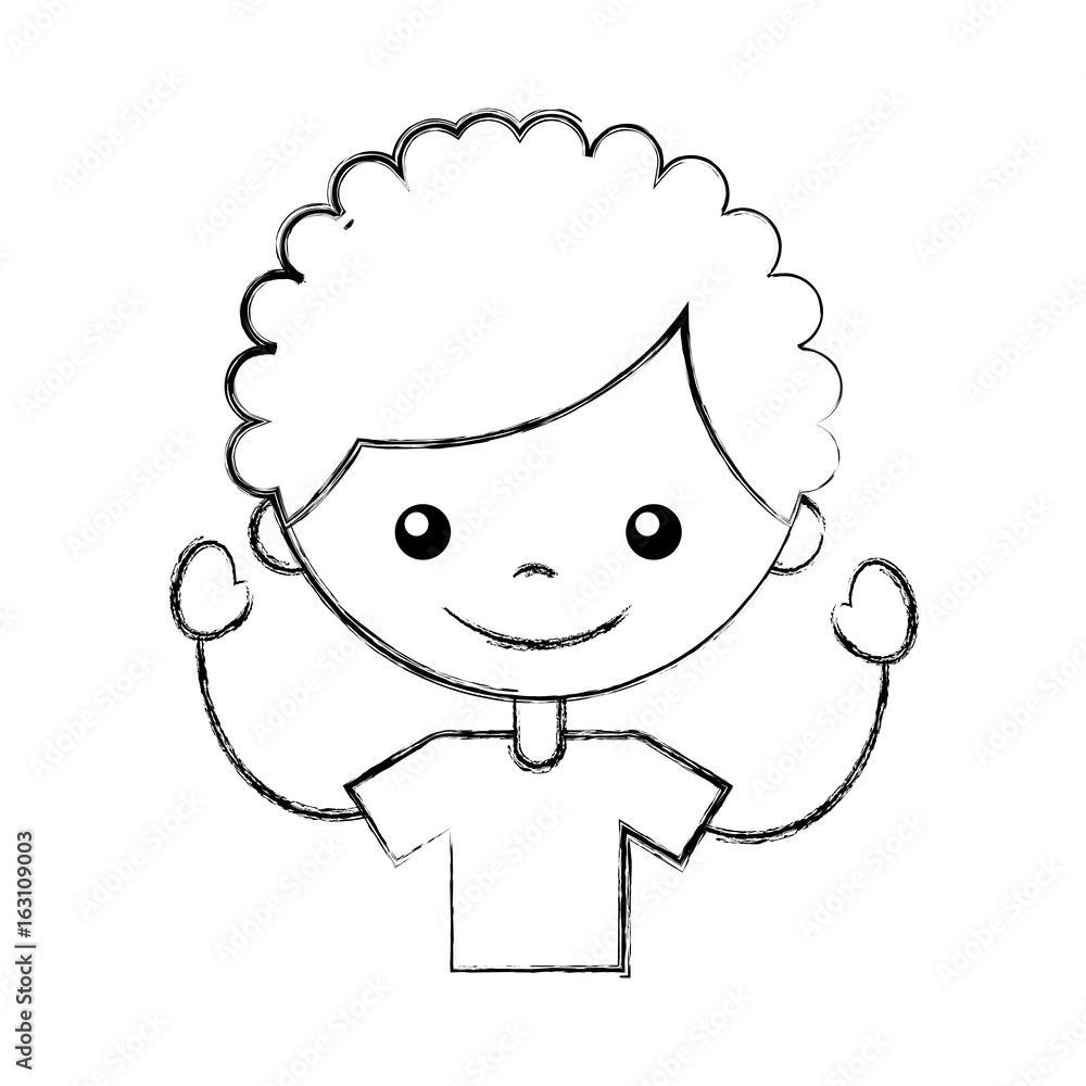 cute boy character icon vector illustration design cute boy character icon vector illustration design