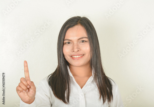 Wallpaper Mural Woman working with symbolic hand Torontodigital.ca