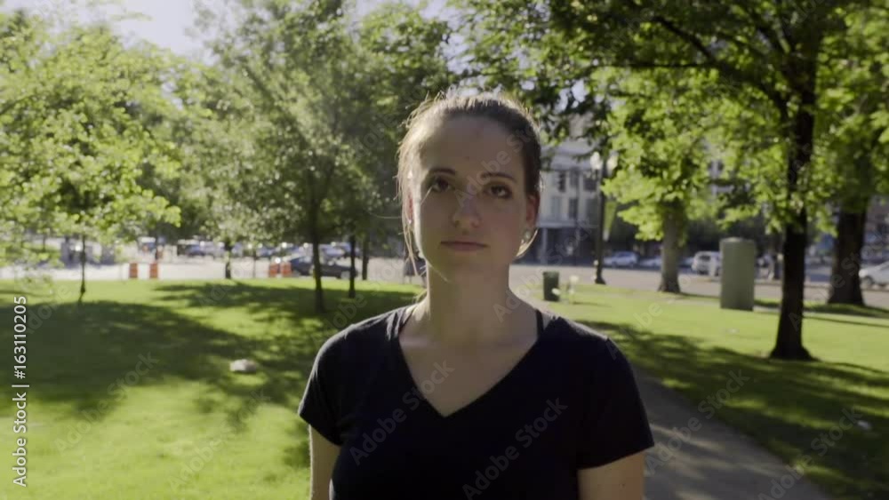 Passionate Ballerina Walks To Class, She Is Focused And Determined (Slow Motion) Passionate Ballerina Walks To Class, She Is Focused And Determined (Slow Motion)