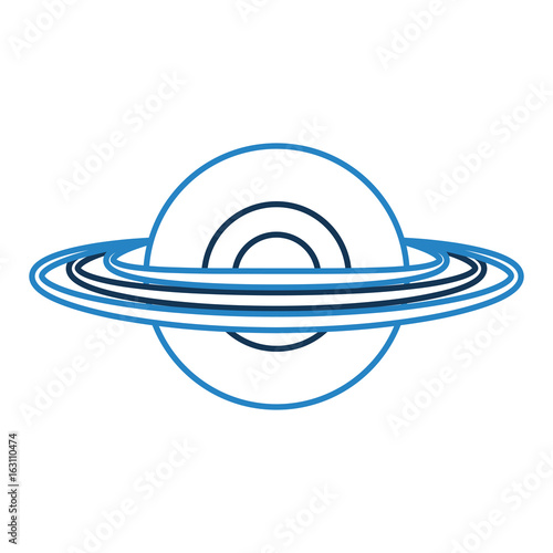 saturn planet isolated icon vector illustration design