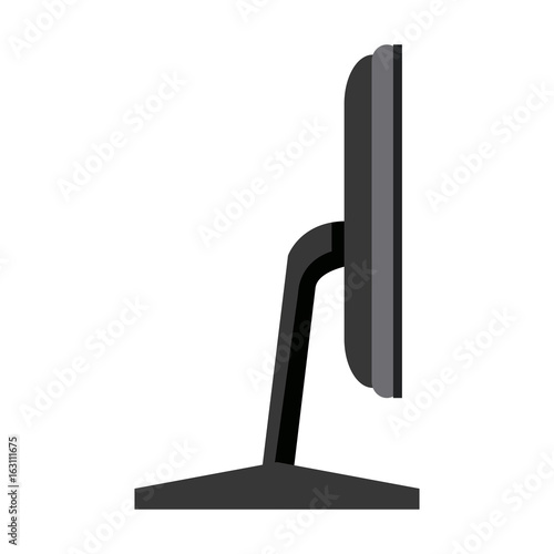 screen monitor computer side view