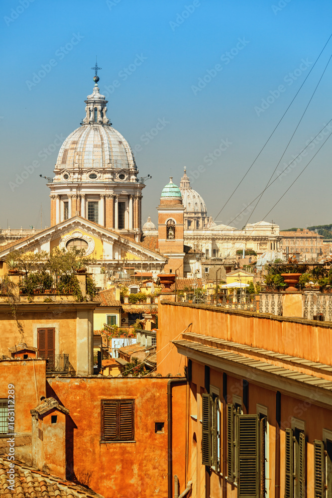 Naklejka premium archietecture of Rome, Italy.