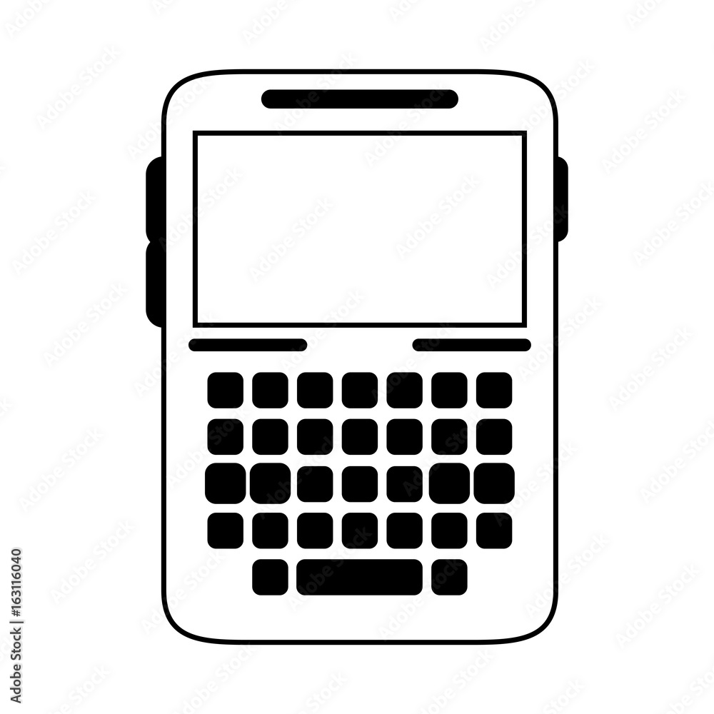 blank screen cellphone with buttons icon image blank screen cellphone with buttons icon image