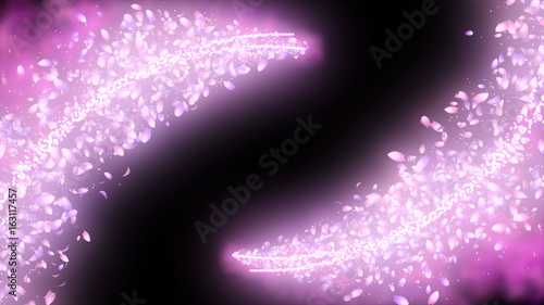 Wallpaper Mural さくら花びら嵐 Torontodigital.ca