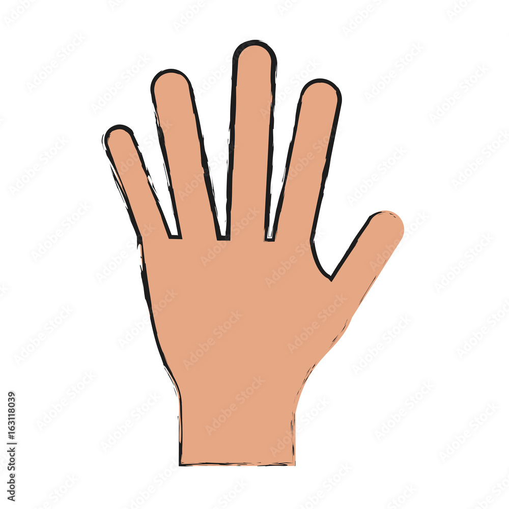 open hand icon image vector illustration design open hand icon image vector illustration design