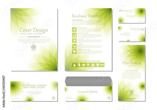 Brand identity template set