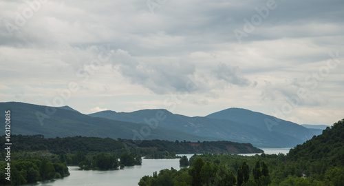 Panorama lac d'Ainsa Espagne