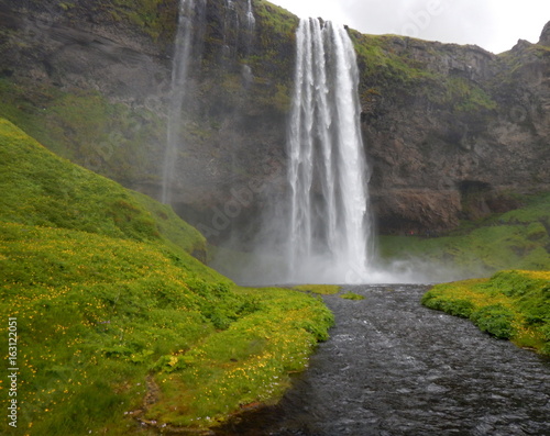 Fototapeta Naklejka Na Ścianę i Meble -  Saljalandsfoss waterfall in south Iceland