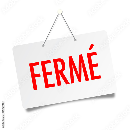 Fermé