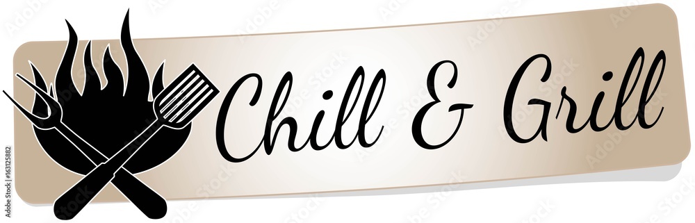 Grill Chill vector de Stock Adobe Stock