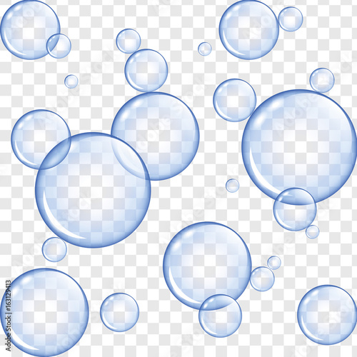 blaue seifenblasen transparenz