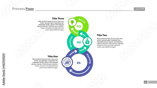 Three Circles Cycle Slide Template