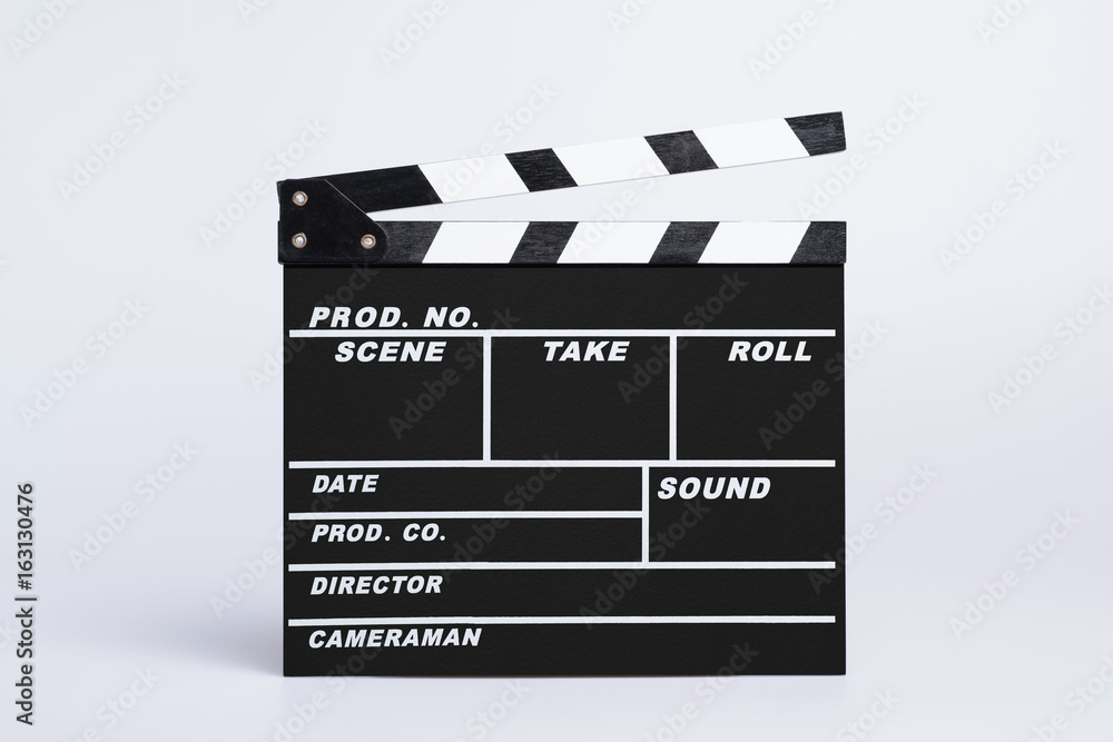 Obraz premium Empty clapboard, directors item as used in motion pictures