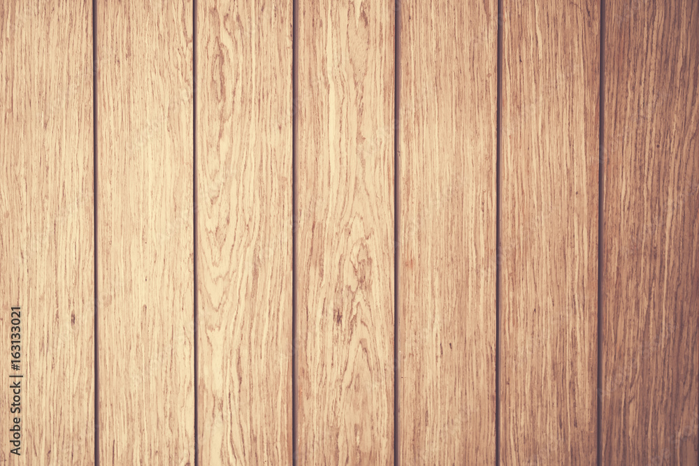 Fototapeta premium Wood background for copy space with flower canvas