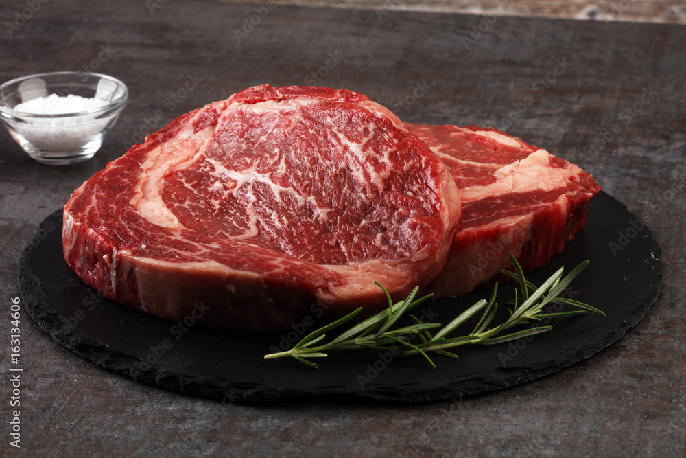 Fototapeta premium Steak - Dry Aged Wagyu Entrecote Steak