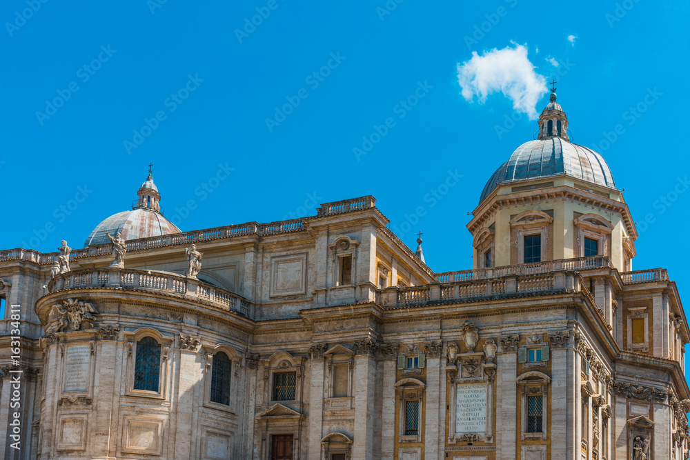 Walls and domes of Santa Maria Maggiore